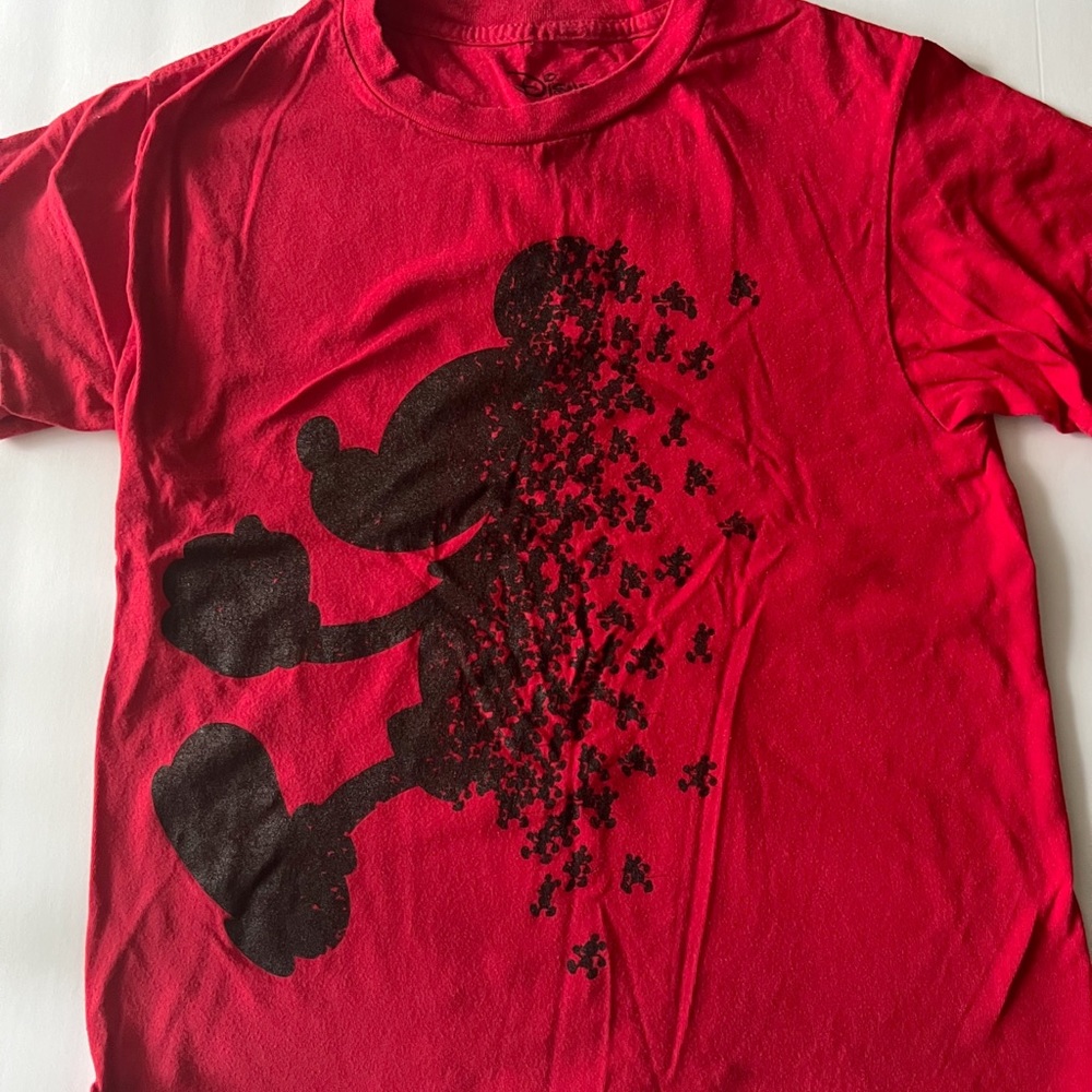Kids Tshirt for boys, size S (8) color red, brand Disney